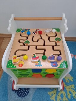 Drevene choditko pre deti Small Foot Medved - 2