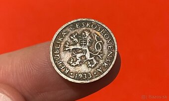 10 halier ČSR 1933 R - 2