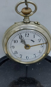 Predám funkčné vreckové hodinky s budíkom Patent 41794 160 € - 2