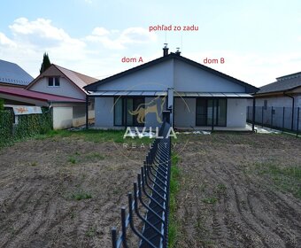 REZERVOVANÝ: skolaudovaný 4 izbový rodinný dom (B) na pozemk - 2
