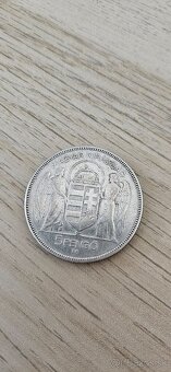5 Pengo 1930 Maďarsko Horthy Miklós - 2
