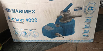 Predám pieskovú filtráciu MARIMEX Pro Star 4000 + ohrievač - 2