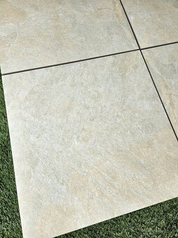 2cm dlažba aj na štrk/terče 60x60, krémova - 2