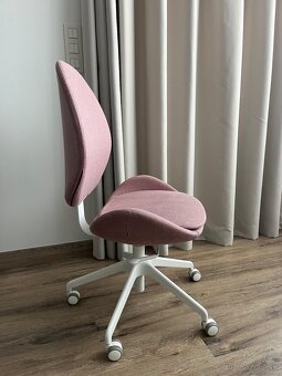 Kancelárska stolička IKEA - staroružová farba - 2