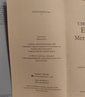 Meno ruže - Eco Umberto - 2