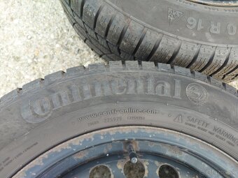 5x108R16 disky FORD-205/60R16 CONTINENTAL zimne pneumatiky - 2