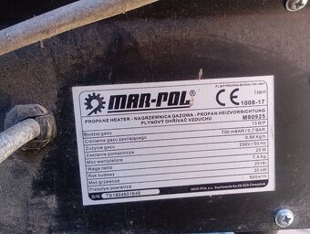 Plynový ohrievač - 2