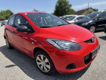 mazda 2 typ DE 1.3i benzin  rok 2009 červena - 2