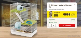 Predám poschodovú klietku pre škrečky alebo myšky - 2