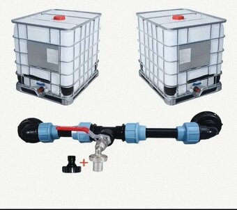 prepojenie 2ks IBC nádrží - 2