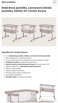 Postieľka, kolíska - 2