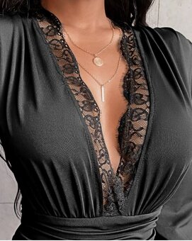 Dámske body Gisele Black veľ. S/M, XL - 2