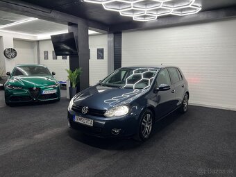 Volkswagen Golf 6 1.6tdi 77kw vyhrievané sedadlá 2.majitel - 2