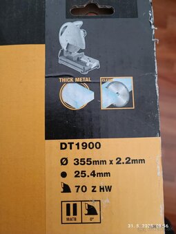 DeWALT Pílový kotúč DT1900 - 2