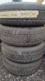 sada diskov KFZ 5x114,3 s pneu semperit 195/65 R15 91T zimné - 2