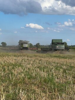 Žaťevné práce Claas Fendt - 2