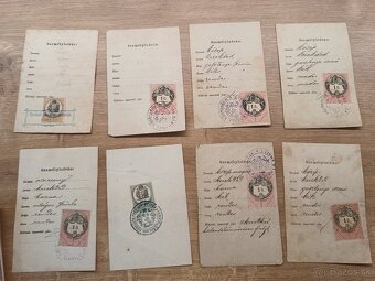 identifikačná karta (občiansky preukaz) 1870-1889 slovenské - 2