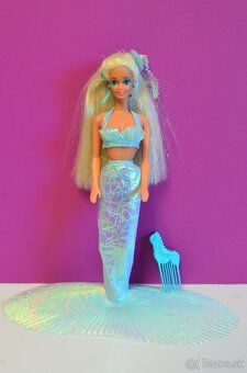 Retro bábiky Barbie mermaid - 2