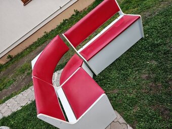 Retro rohová lavica - 2