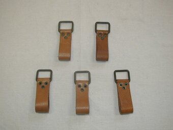 Posuvka na opasok ČSĽA, kožená, nová - 2