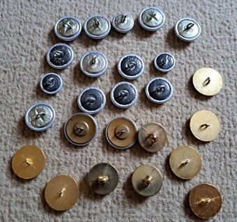 Nemecké Gombíky Na Uniformu - 2