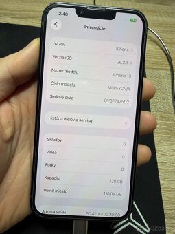 iPhone 13 128GB modrý - 2