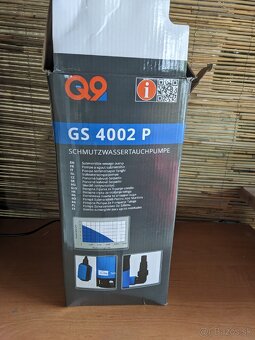 Predám kalové čerpadlo Güde GS 4002 P - 2