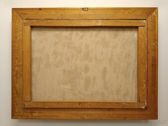 Obraz J.Hošek 1952 - originální olejomalba na plátně 66x86 - 2