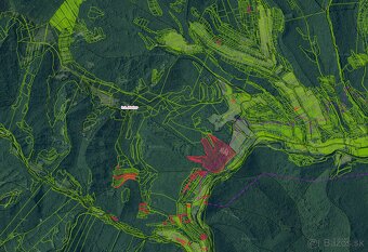 Blažov – 3.145 m2 LESY a ORNÁ PÔDA – PREDAJ - 2