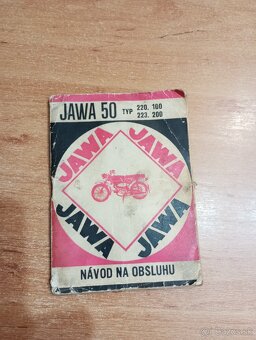 Predám návod na obsluhu na Jawa - 2