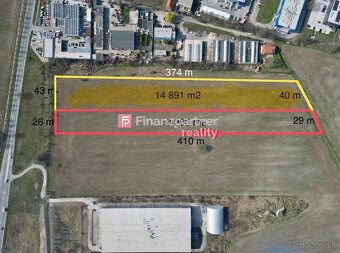 Exkluzívne na predaj priemyselný pozemok o rozlohe 10265 m2 - 2