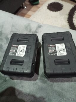 Predám 2 kusy málo použitých akumulátorov Parkside Performan - 2