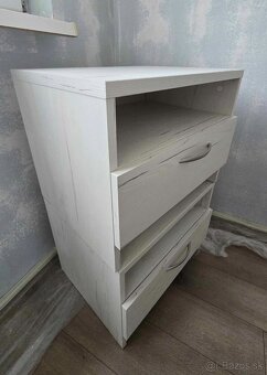 Nočné stolíky – minimálne používané, veľmi dobrý stav - 2