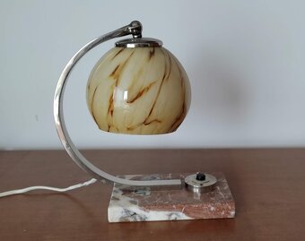 Stolná nočná lampa Art deco - 2