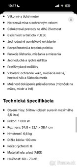 Kuchynský robot Siguro 5l - 2