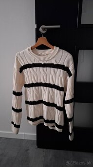 Pruhovany damsky sveter - 2