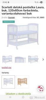 Detská postieľka - 2