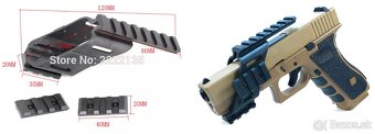 RIS montáž pištol airsoft - 2