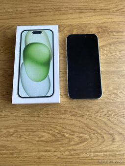 🍏 IPhone 15 Green 128gb 99% baterky 🍏 - 2