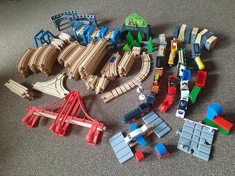 dreveny vlacik, drevena zeleznica, detska zeleznicka - 2