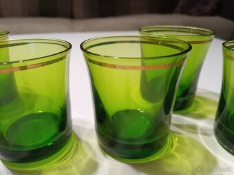 Zelené poháre sada 6ks - 2