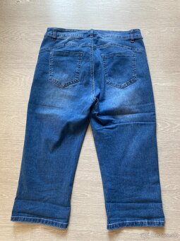 Dámske riflové trištvrťáky veľ.L - 2