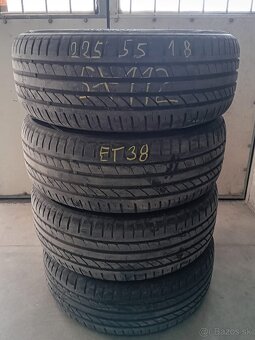 Alu disky Audi -originál+ letné pneu - 2