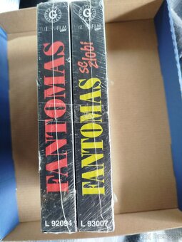 Predám VHS Fantomas nepoužité zabalené - 2