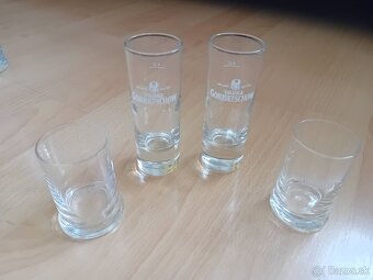 Sklenené poháre na pivo koňak a iné, gratulačné - 2