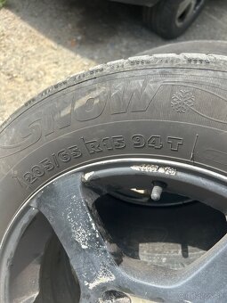 Zimná sada 205/65 R15 Pneumatiky, hliníkové disky - 2