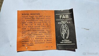 Spínacia skrinka FAB na Škodu 105 - 130 - 2