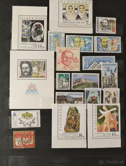 Poštové známky Slovensko 1993 - 1995 čisté - 2