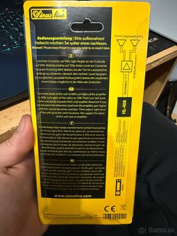 High-Low prevodnik Sinus Live HL-406 - 2