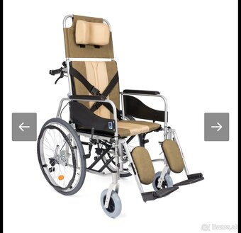 Invalidný vozík mechanický hliníkový - 2